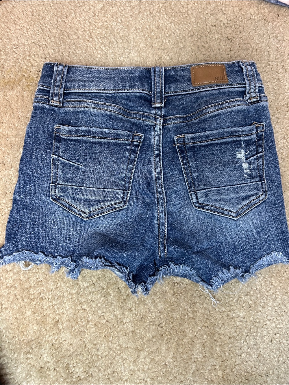 BKE YOUTH DENIM SHORT GIRLS SIZE 8 - Picture 6 of 6